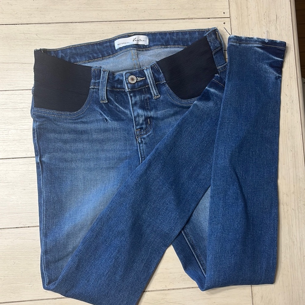 Pink Blush/Kancan Maternity Skinny Jeans